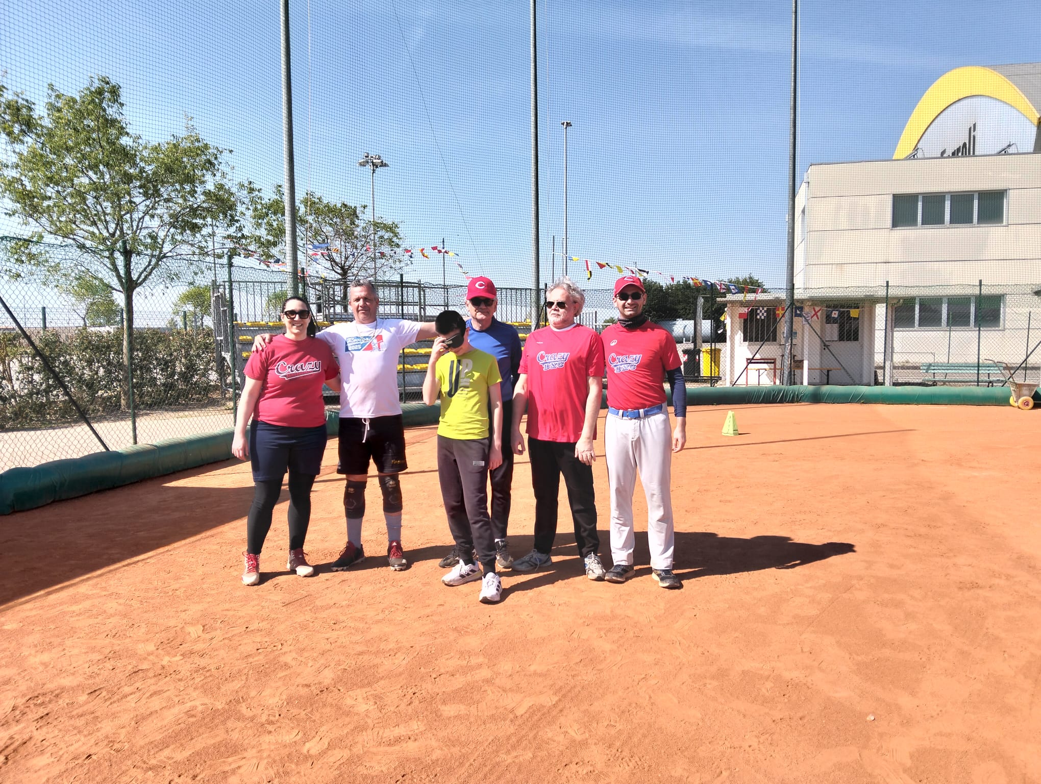 Sessione di allenamento baseball inclusivo — campo Crazy Sambonifacese