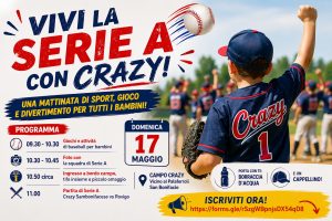 Vivi la Serie A con Crazy: una mattinata di sport e divertimento per bambini