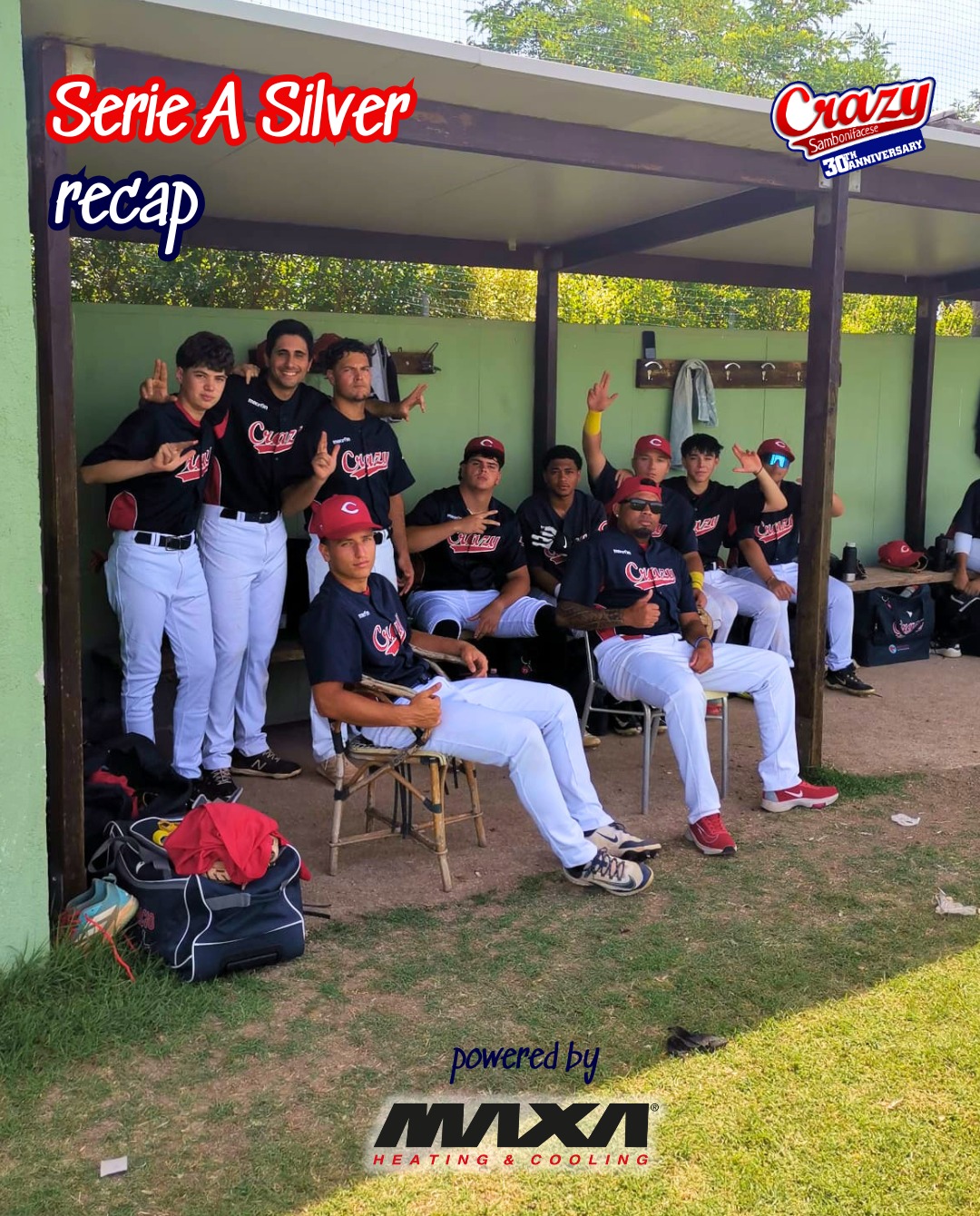 I nostri ragazzi in campo durante la trasferta a Rimini contro i Falcons Torre Pedrera – Serie A Silver 2026